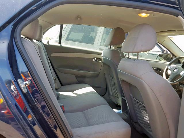 1G1ZB5EB3AF110184 - 2010 CHEVROLET MALIBU LS BLUE photo 6