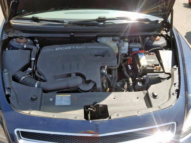 1G1ZB5EB3AF110184 - 2010 CHEVROLET MALIBU LS BLUE photo 7
