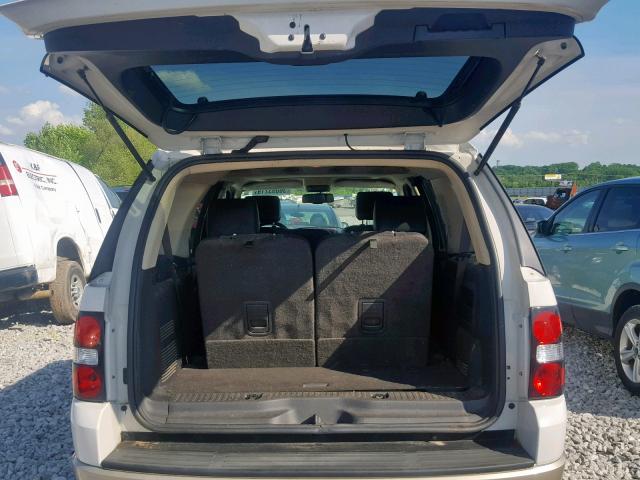 1FMEU74E58UA29647 - 2008 FORD EXPLORER E WHITE photo 9