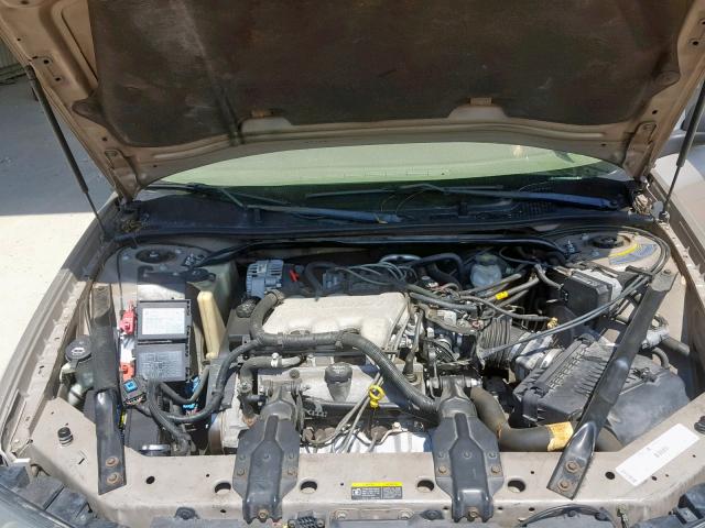 2G1WF52E739114207 - 2003 CHEVROLET IMPALA GOLD photo 7