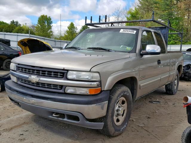 2GCEK19T7Y1309225 - 2000 CHEVROLET SILVERADO TAN photo 2