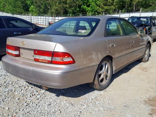 JT8BF28G310290951 - 2001 LEXUS ES 300 GOLD photo 4