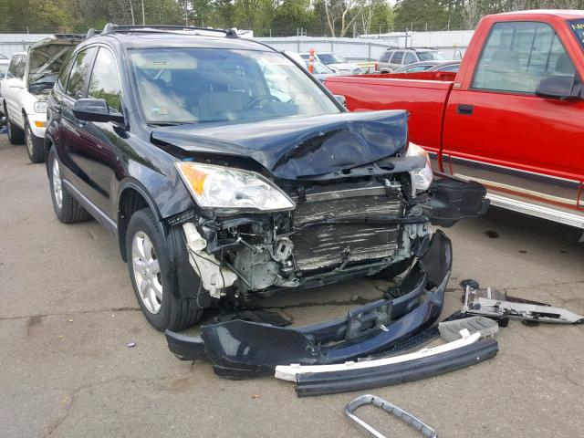 JHLRE48728C039560 - 2008 HONDA CR-V EXL BLACK photo 1