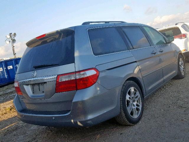 5FNRL38886B017407 - 2006 HONDA ODYSSEY TO SILVER photo 4