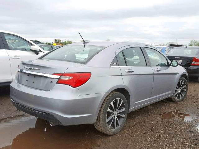 1C3CCBBG9DN716693 - 2013 CHRYSLER 200 TOURIN GRAY photo 4