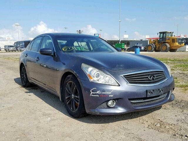 JN1CV6AP2DM713397 - 2013 INFINITI G37 BASE GRAY photo 1