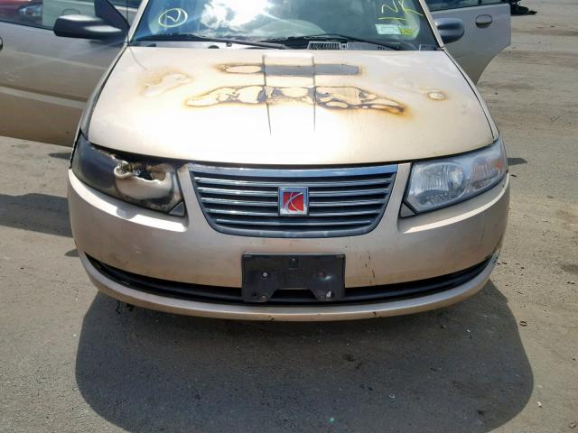 1G8AJ55F27Z179833 - 2007 SATURN ION LEVEL GOLD photo 7