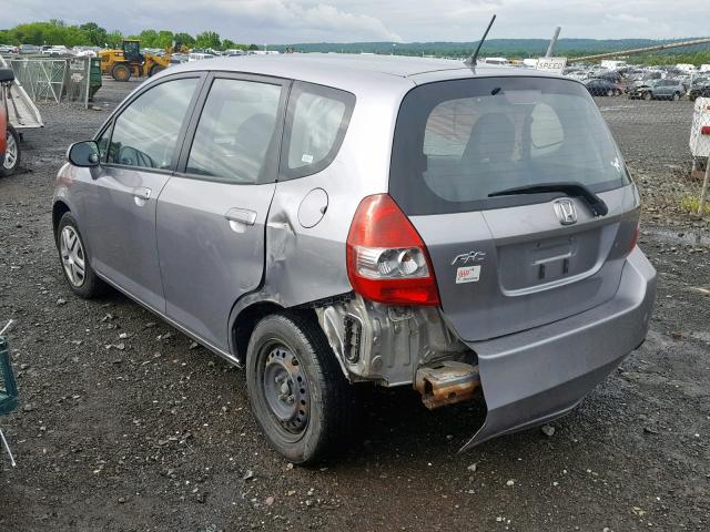 JHMGD38408S035924 - 2008 HONDA FIT SILVER photo 3