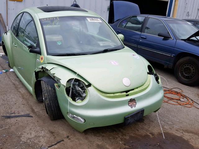 3VWCB21C62M442239 - 2002 VOLKSWAGEN NEW BEETLE Կանաչ լուսանկար 1