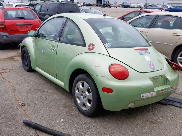 3VWCB21C62M442239 - 2002 VOLKSWAGEN NEW BEETLE Կանաչ լուսանկար 3