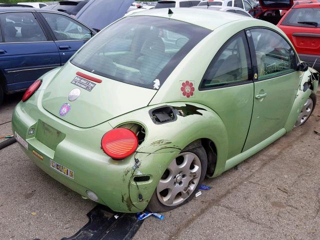 3VWCB21C62M442239 - 2002 VOLKSWAGEN NEW BEETLE Կանաչ լուսանկար 4