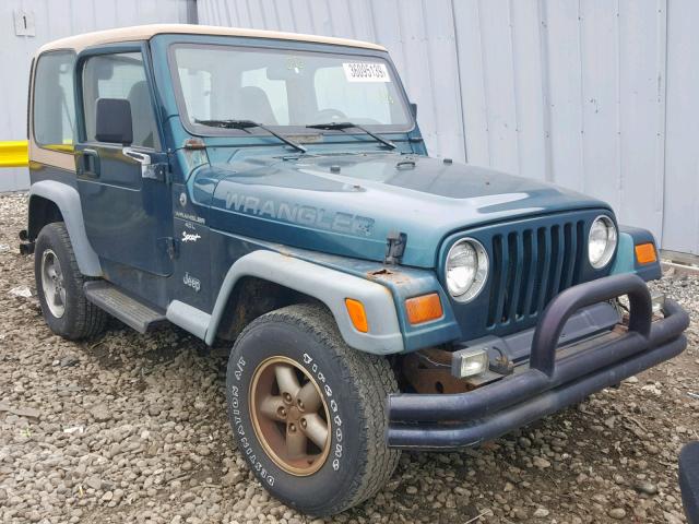 1J4FY19S7VP523506 - 1997 JEEP WRANGLER / GREEN photo 1