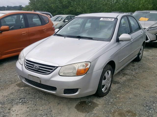 KNAFE121785562240 - 2008 KIA SPECTRA EX SILVER photo 2