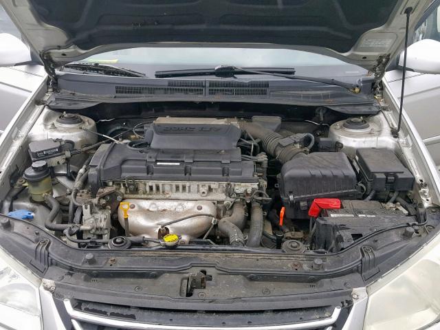 KNAFE121785562240 - 2008 KIA SPECTRA EX SILVER photo 7