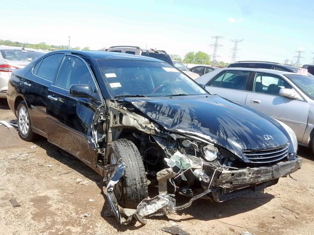 JTHBF30G030147525 - 2003 LEXUS ES 300 BLACK photo 1