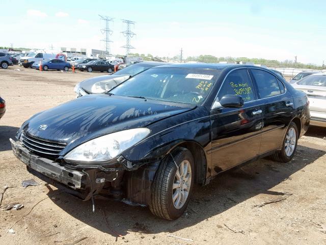 JTHBF30G030147525 - 2003 LEXUS ES 300 BLACK photo 2