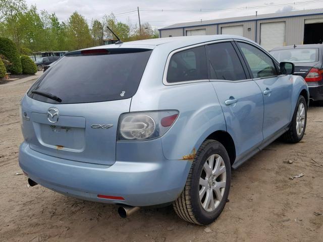 JM3ER29L270108366 - 2007 MAZDA CX-7 BLUE photo 4