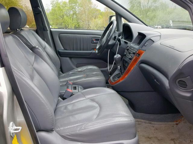 JT6HF10U3Y0115365 - 2000 LEXUS RX 300 GRAY photo 5