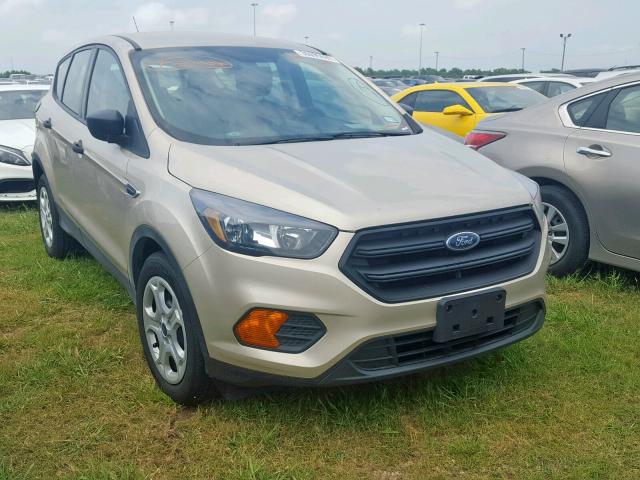 1FMCU0F77JUD43500 - 2018 FORD ESCAPE S GOLD photo 1