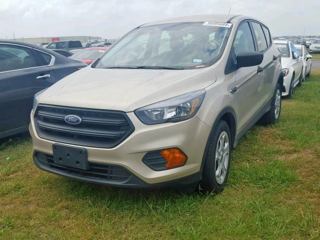 1FMCU0F77JUD43500 - 2018 FORD ESCAPE S GOLD photo 2