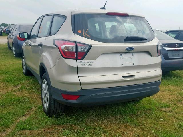 1FMCU0F77JUD43500 - 2018 FORD ESCAPE S GOLD photo 3