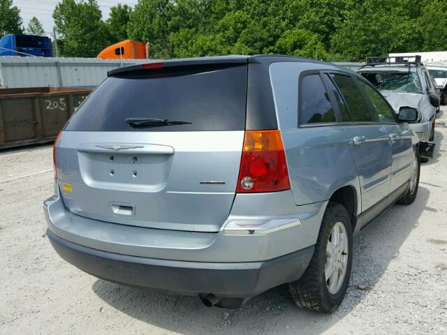 2C8GF68465R418761 - 2005 CHRYSLER PACIFICA T BLUE photo 4