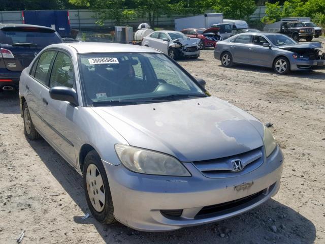 2HGES16334H591662 - 2004 HONDA CIVIC DX V SILVER photo 1