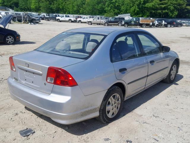 2HGES16334H591662 - 2004 HONDA CIVIC DX V SILVER photo 4