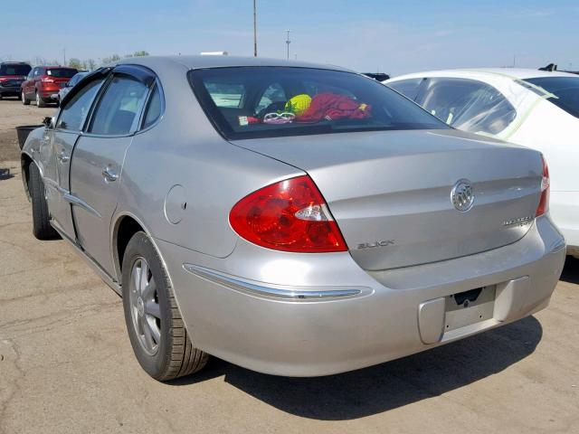 2G4WD582181241515 - 2008 BUICK LACROSSE C SILVER photo 3