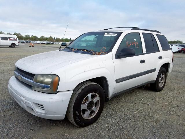 1GNDT13S642107681 - 2004 CHEVROLET TRAILBLAZER LS  photo 2