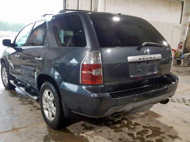 2HNYD18666H526492 - 2006 ACURA MDX TOURIN GRAY photo 3