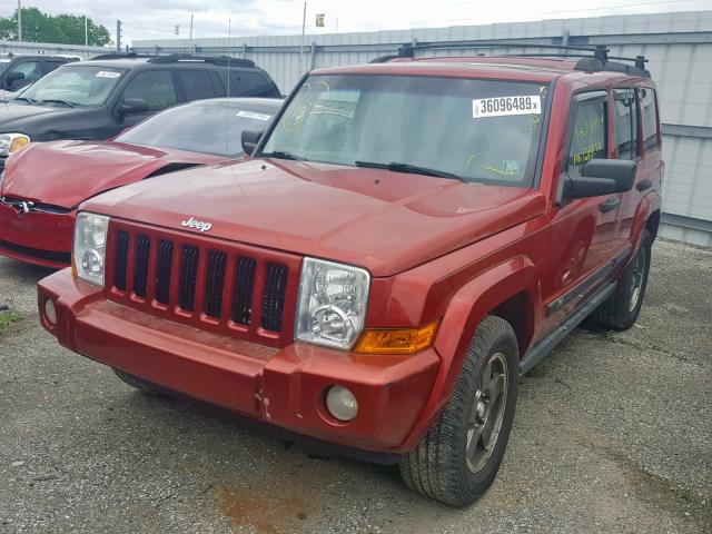 1J8HG48K96C122965 - 2006 JEEP COMMANDER 红色 照片 2