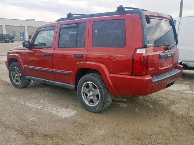 1J8HG48K96C122965 - 2006 JEEP COMMANDER 红色 照片 3