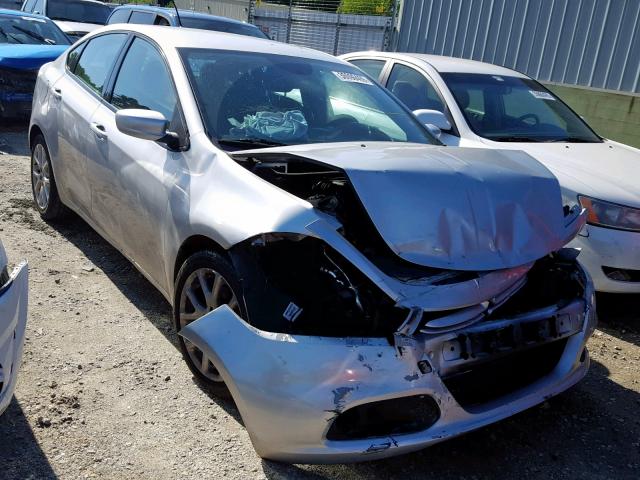 1C3CDFBA6DD157724 - 2013 DODGE DART SXT SILVER photo 1