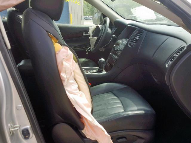 JN1AJ0HR9CM453425 - 2012 INFINITI EX35 BASE SILVER photo 5
