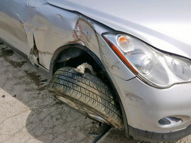 JN1AJ0HR9CM453425 - 2012 INFINITI EX35 BASE SILVER photo 9