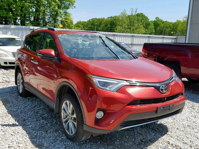 2T3DFREV5HW663273 - 2017 TOYOTA RAV4 LIMIT BURGUNDY photo 1