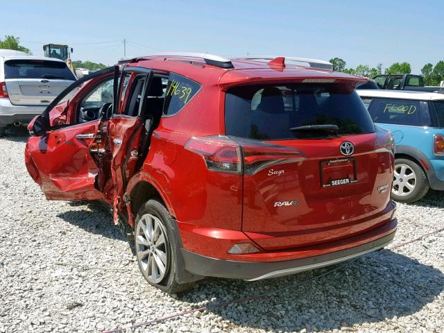 2T3DFREV5HW663273 - 2017 TOYOTA RAV4 LIMIT BURGUNDY photo 3