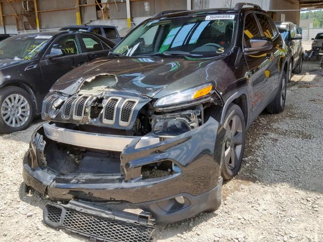 1C4PJLCB9GW291616 - 2016 JEEP CHEROKEE L BLACK photo 2