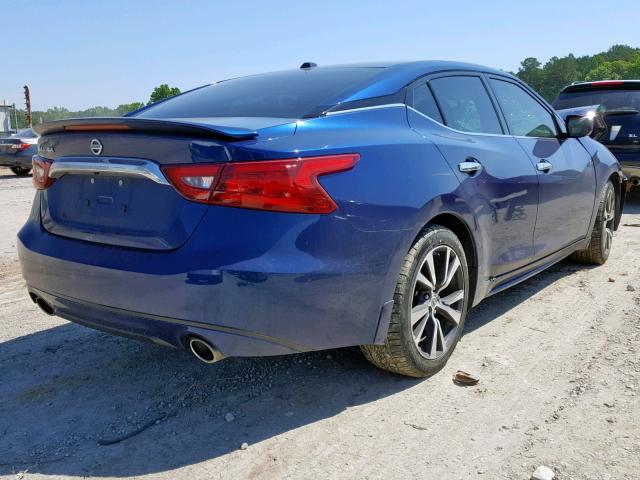 1N4AA6AP0GC902727 - 2016 NISSAN MAXIMA 3.5 BLUE photo 4