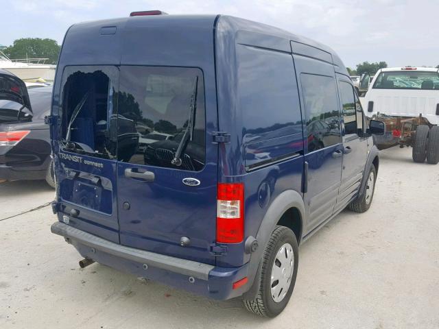 NM0LS6BN6AT016140 - 2010 FORD TRANSIT CO BLUE photo 4