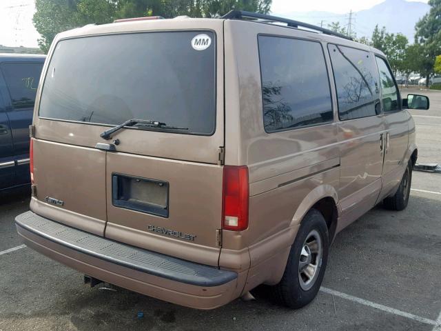 1GNDM19X52B155587 - 2002 CHEVROLET ASTRO BROWN photo 4