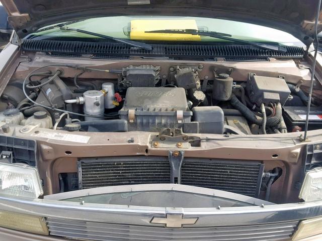 1GNDM19X52B155587 - 2002 CHEVROLET ASTRO BROWN photo 7