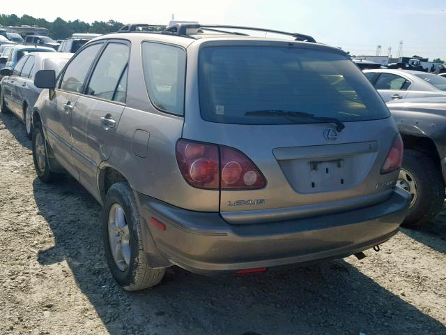 JT6GF10UXY0070341 - 2000 LEXUS RX 300 BEIGE photo 3