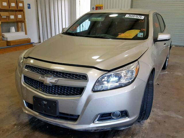 1G11E5SA1DF280614 - 2013 CHEVROLET MALIBU 2LT TAN photo 2