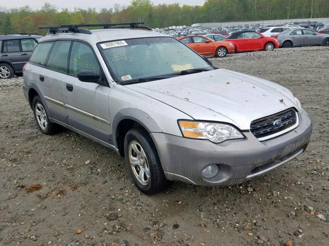 4S4BP61C276323548 - 2007 SUBARU LEGACY OUT SILVER photo 1