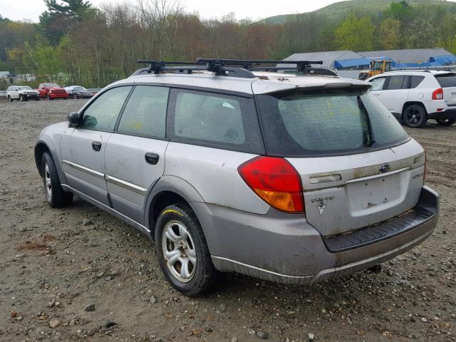 4S4BP61C276323548 - 2007 SUBARU LEGACY OUT SILVER photo 3