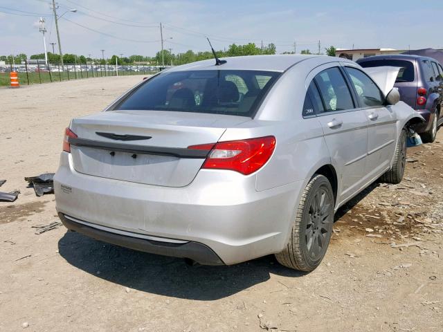 1C3BC4FB8BN552405 - 2011 CHRYSLER 200 SILVER photo 4