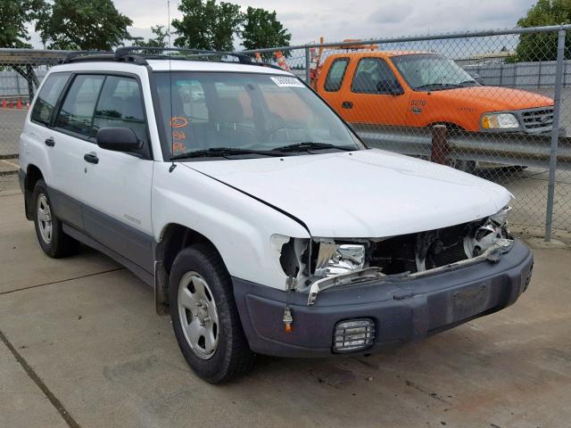 JF1SF6350YG711966 - 2000 SUBARU FORESTER L WHITE photo 1