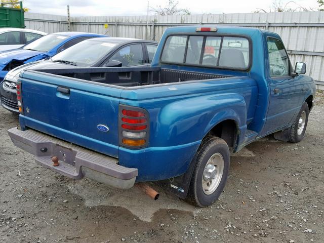 1FTCR10A2VPA99873 - 1997 FORD RANGER GREEN photo 4